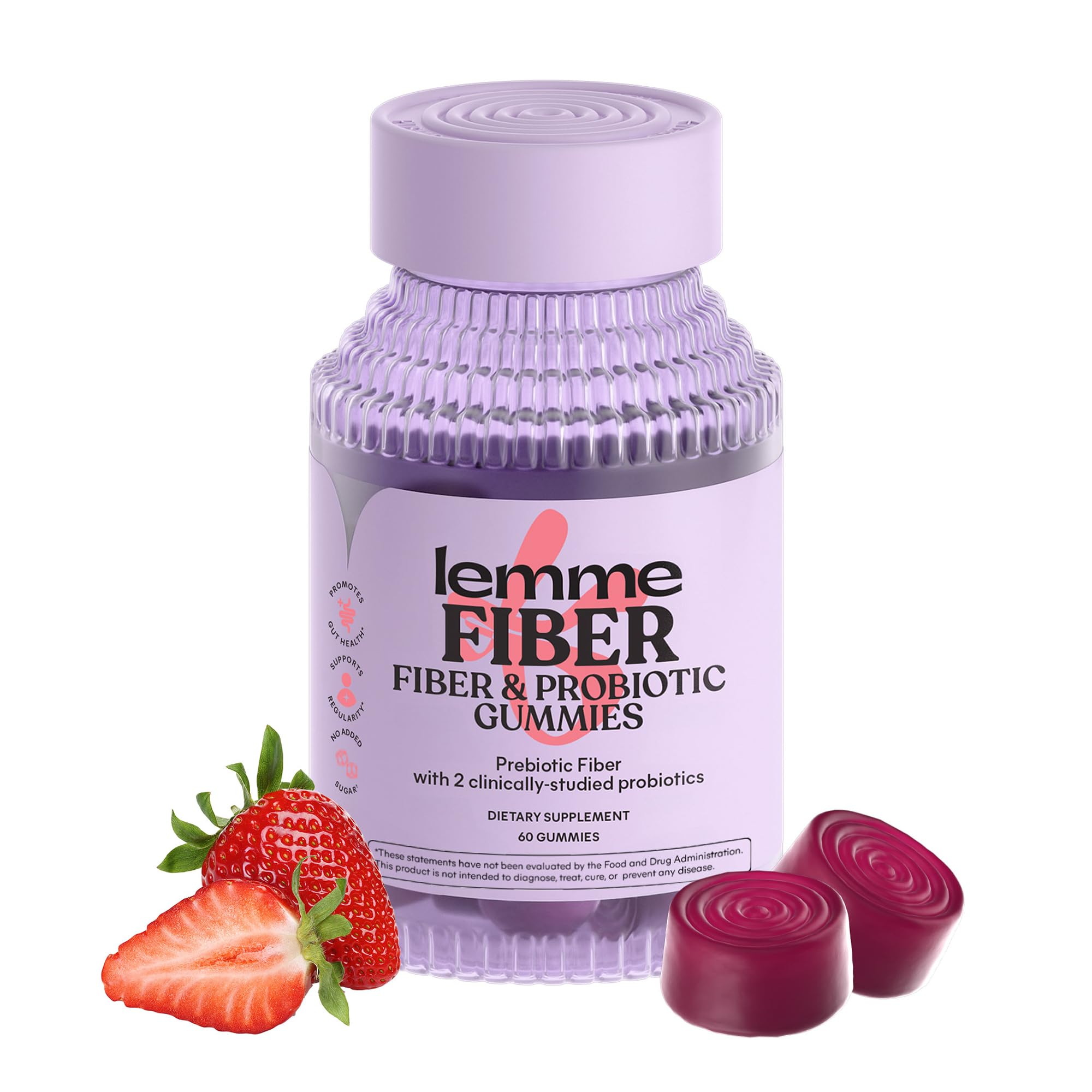Lemme Fiber & Probiotic Gummies|Digestive Health

