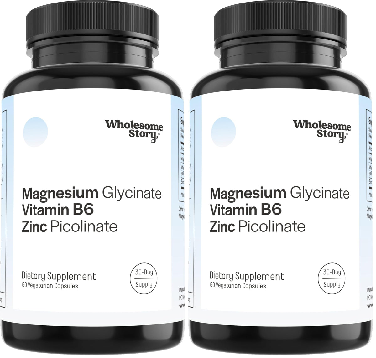 Wholesome Promise Zinc Picolinate & Magnesium Glycinate with B6 – Immune & Hormone Support