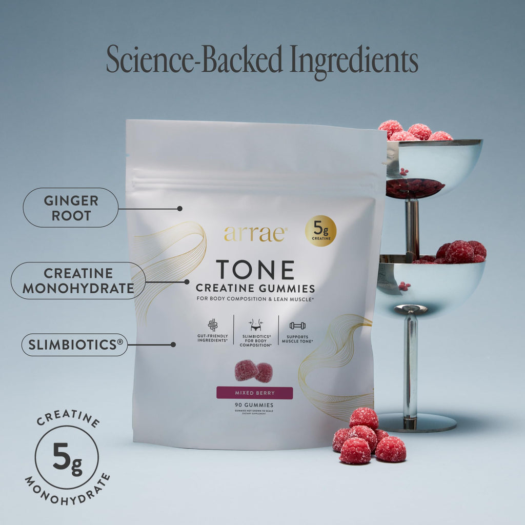 Arrae Tone Gummies Creatine Monohydrate for Women

