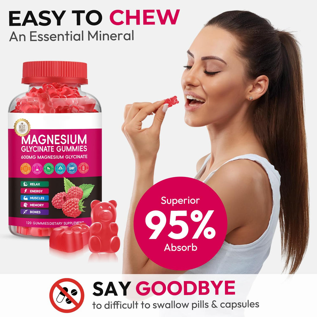Magnesium Glycinate Gummies with Calcium & Vitamin B6

