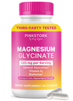 Pink Stork Magnesium Glycinate with Vitamin D for Women

