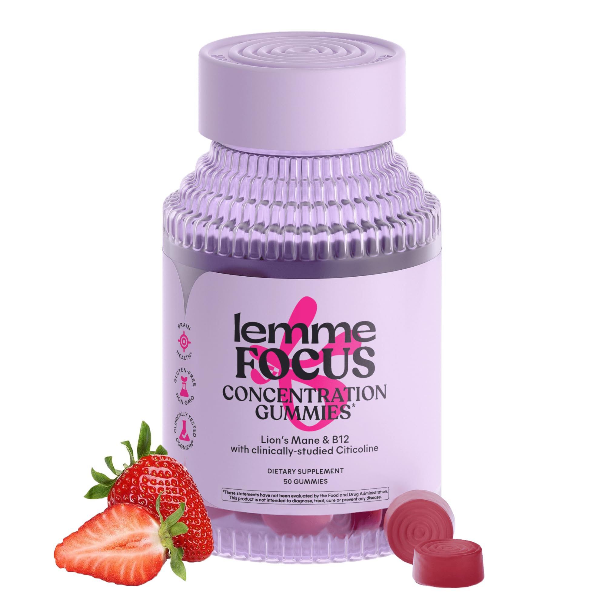 Lemme Focus Concentration Gummies | Cognizin Citicoline

