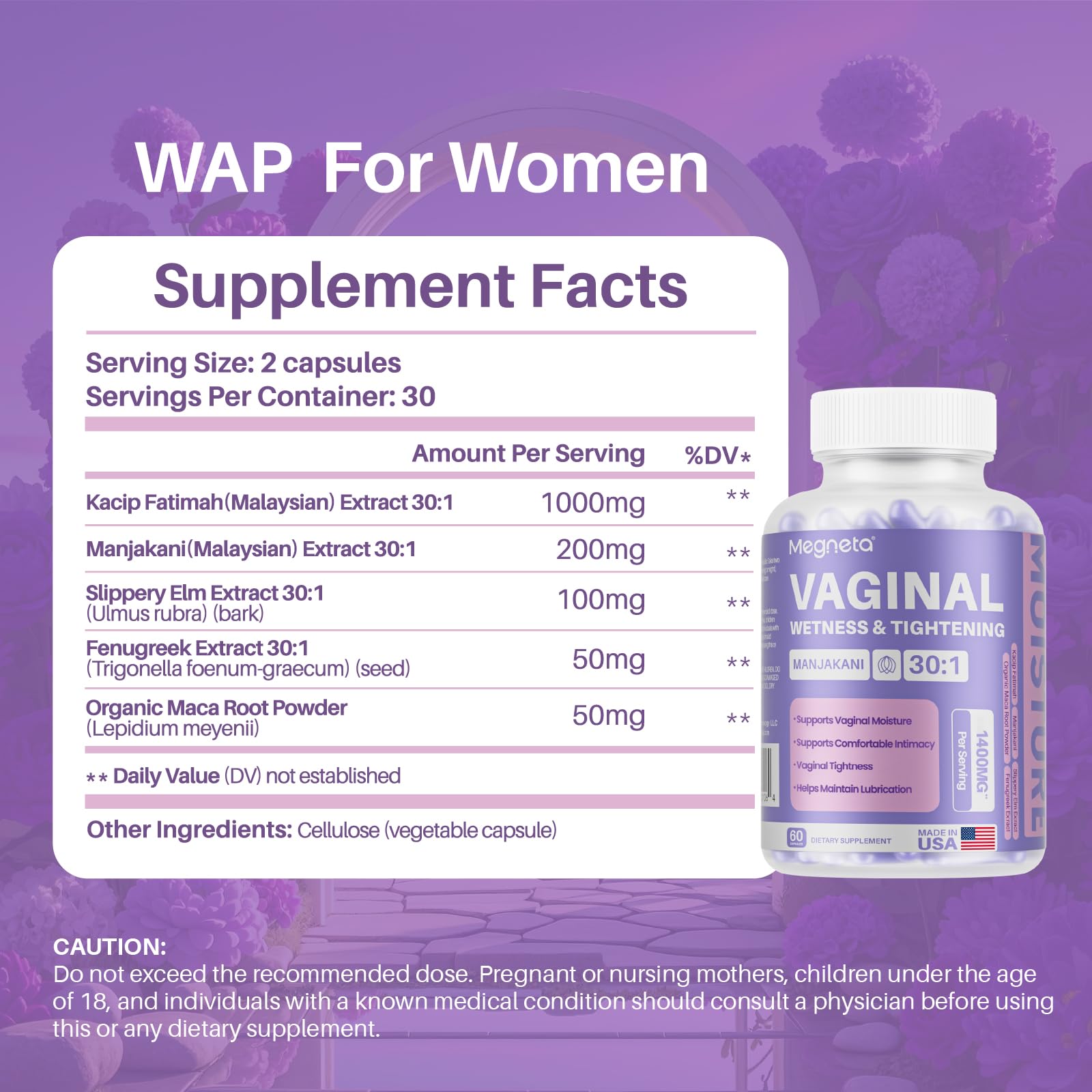 Vaginal Tightening Capsules for Women - Herbal Kacip Fatimah

