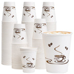 Lamosi Disposable Paper Cups for Hot or Cold Drinks

