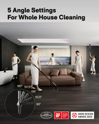 HOTO Flexi Cordless Spin Scrubber with Interchangeable Heads

