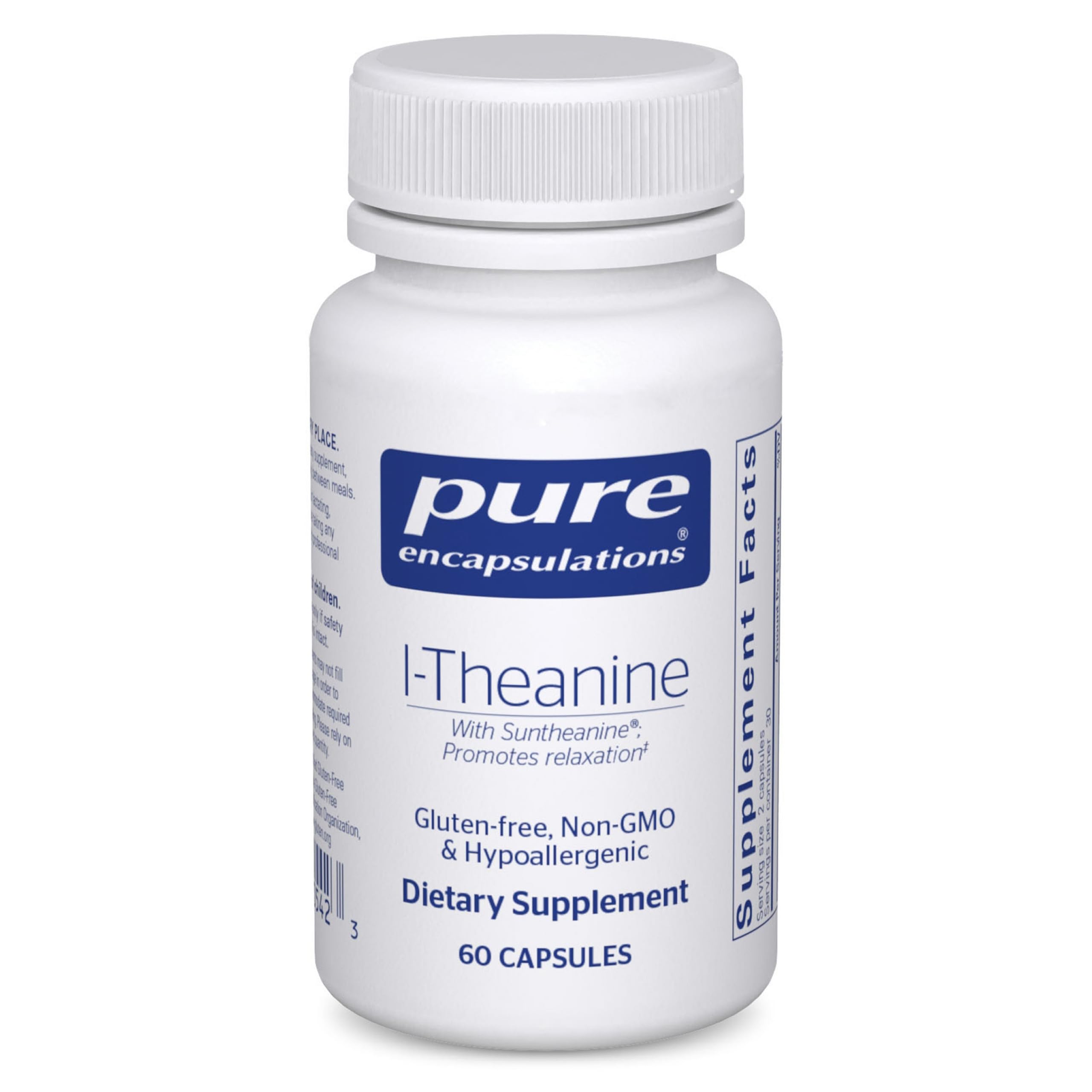 Pure Encapsulations L-Theanine Supplement for Relaxation

