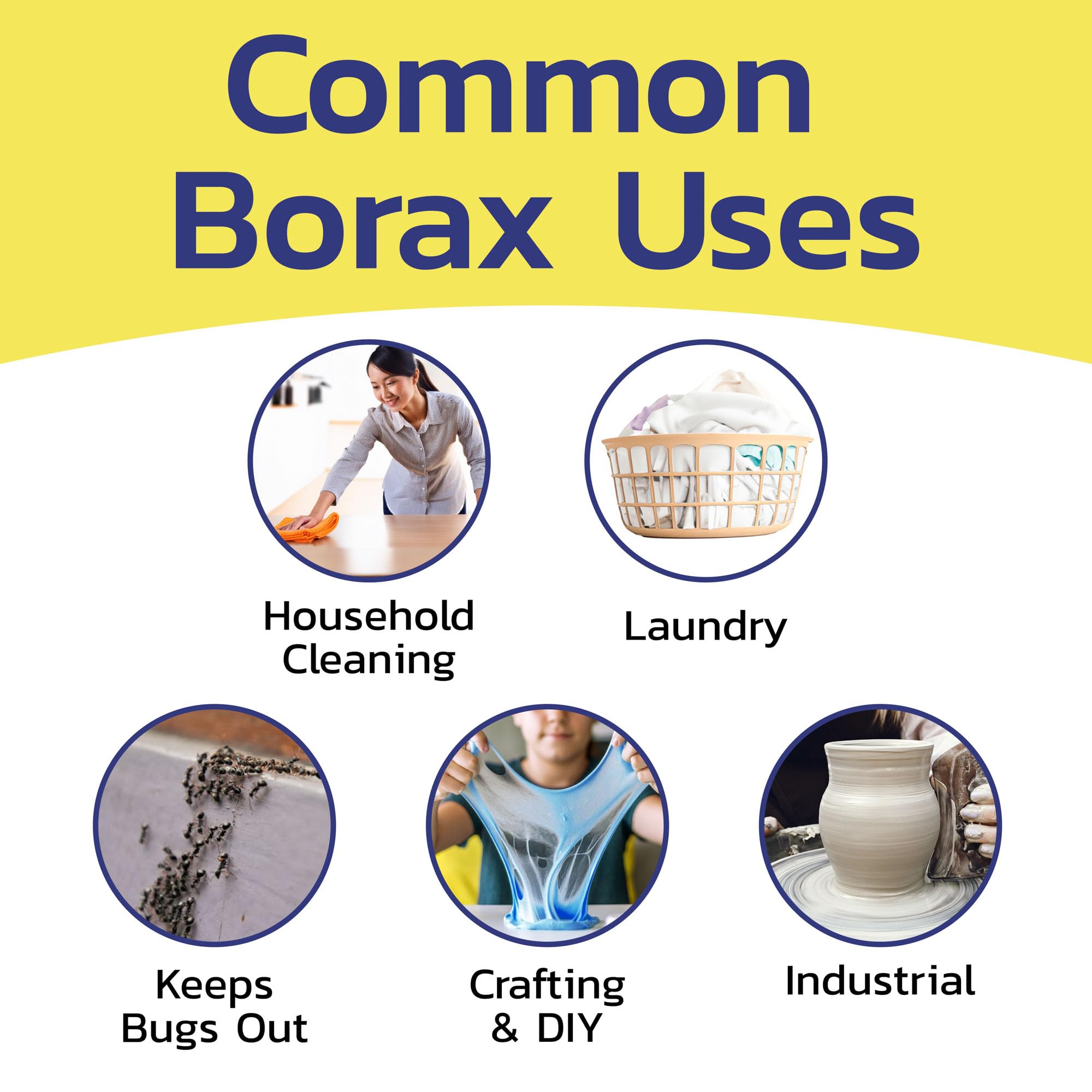 Borax Cleaning Booster for Laundry & Surfaces | Natural

