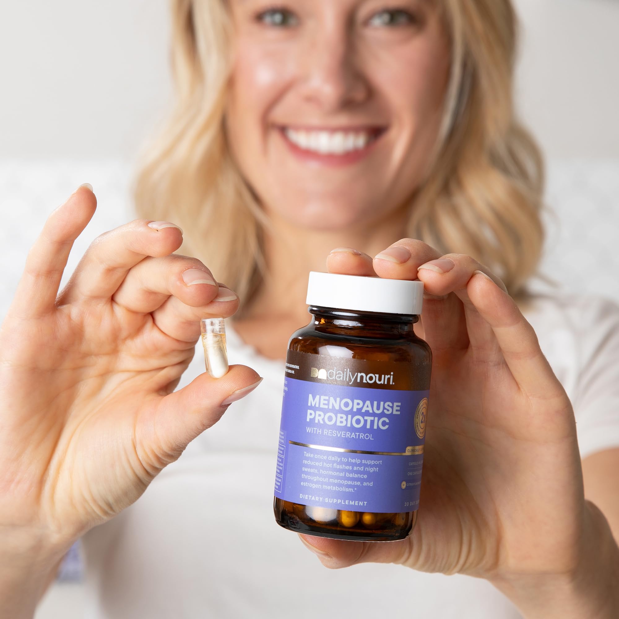 Nouri Menopause Probiotics for Women | Hormonal Balance

