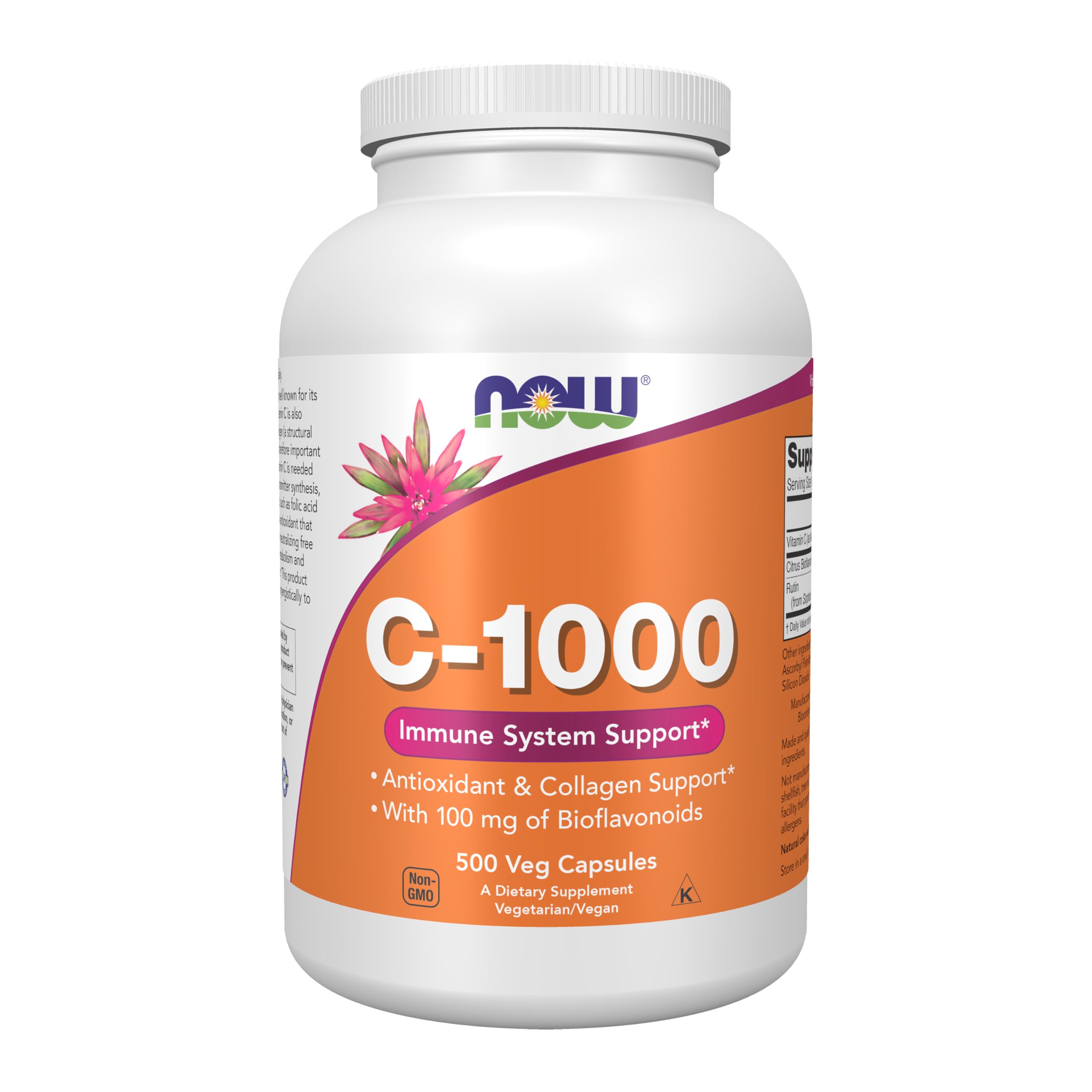 NOW Foods Vitamin C-1000 with Bioflavonoids Veg Caps

