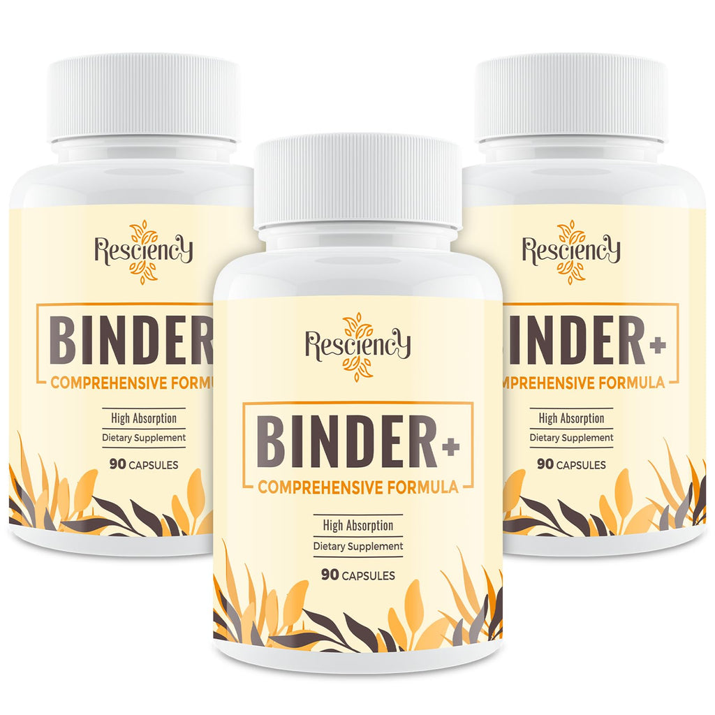 Resciency Detox Binder Supplement with Activated Charcoal and Minerals