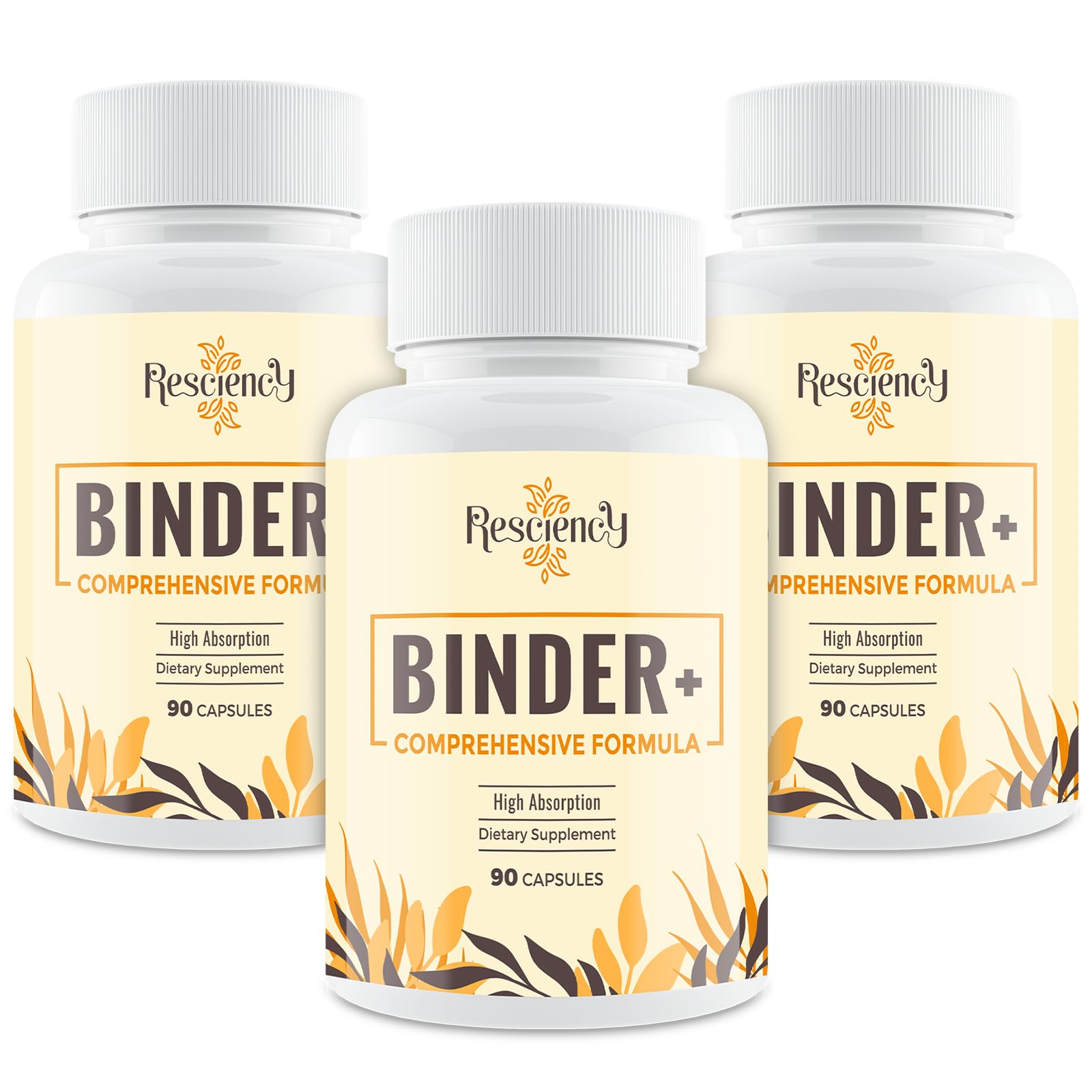 Resciency Detox Binder Supplement with Activated Charcoal and Minerals