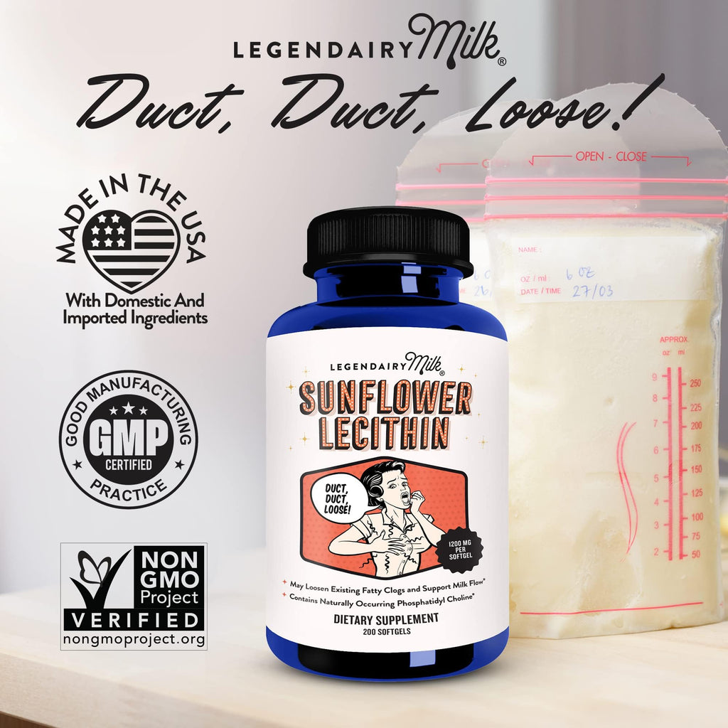 Legendairy Milk Sunflower Lecithin 1200mg Softgels

