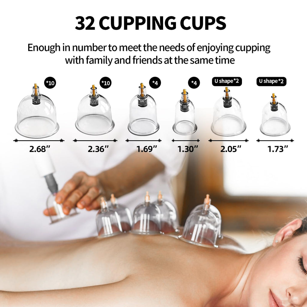 Cupluw Cupping Therapy Kit with Magnetic Cups

