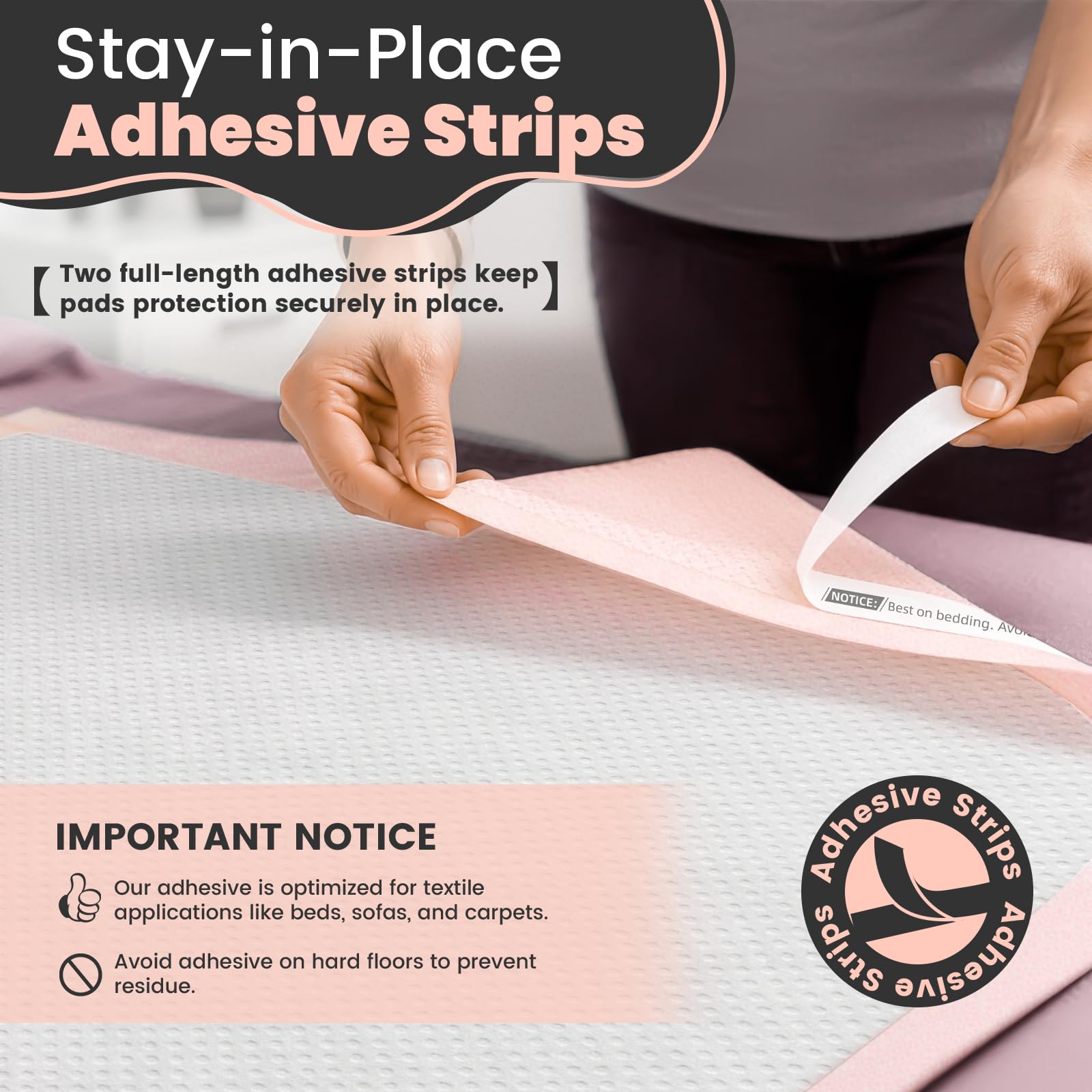 MKISS Bed Pads for Incontinence | Leakproof Underpads

