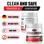 German Creatine Monohydrate Powder Micronized Unflavored

