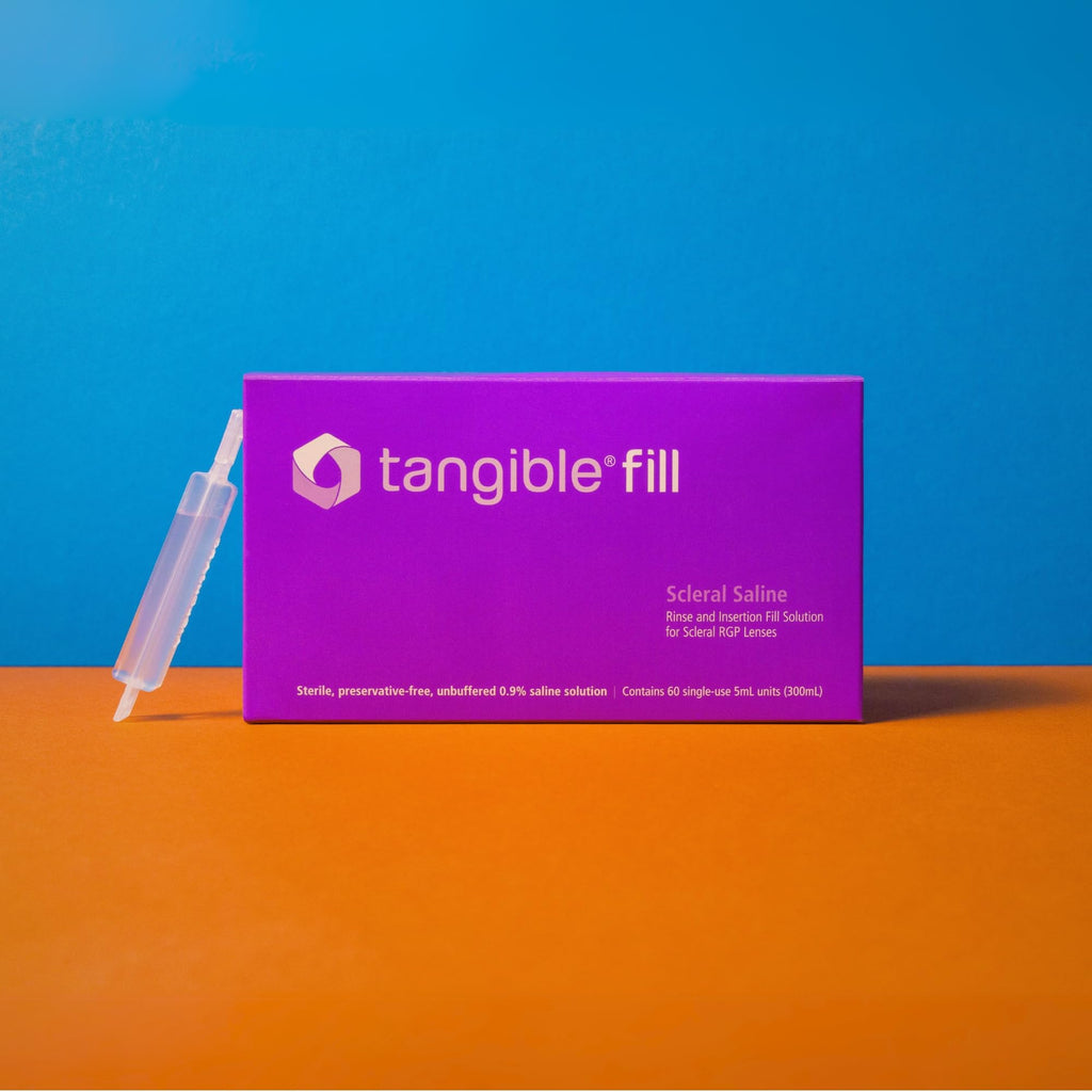 Tangible Fill Saline Solution for Scleral and RGP Lenses

