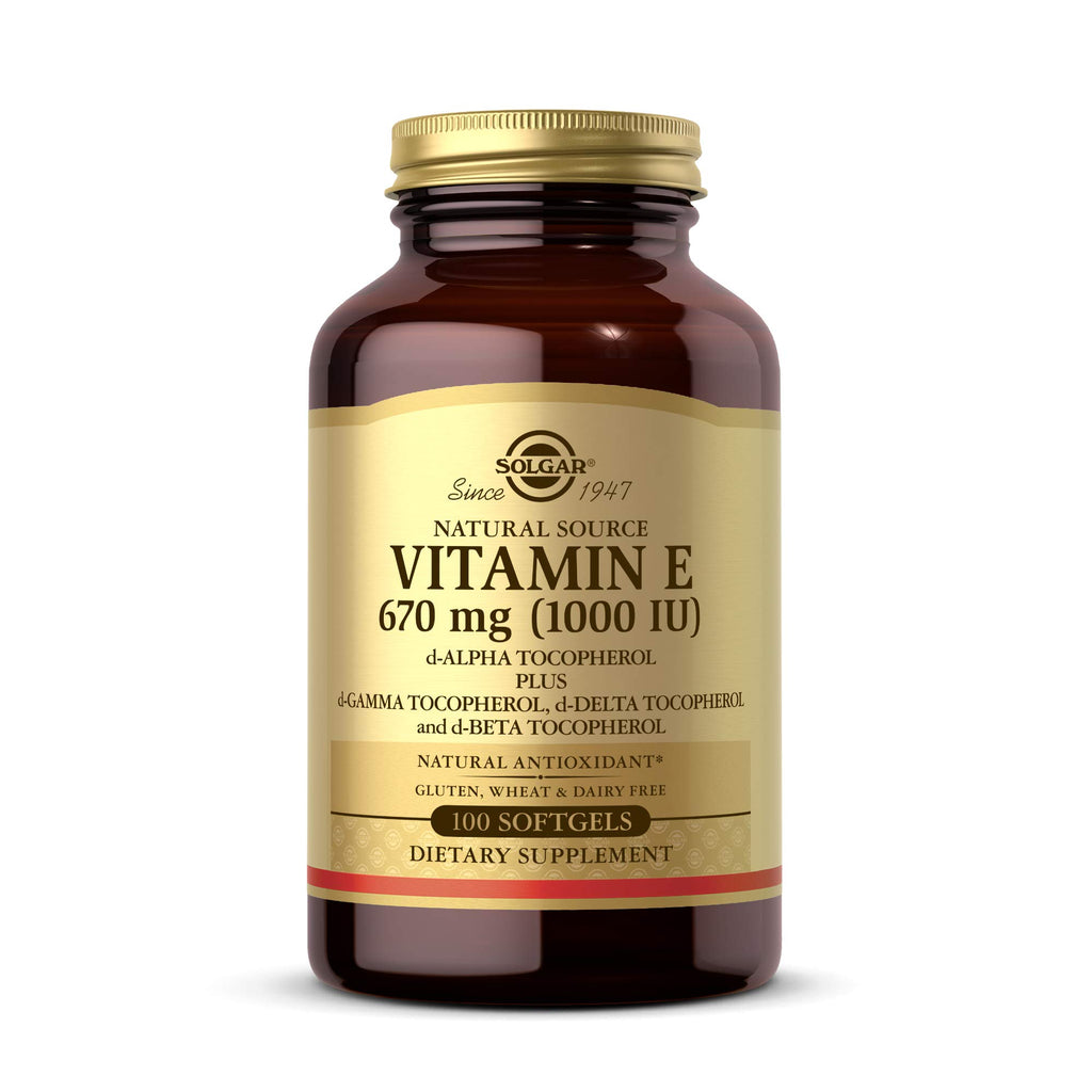 Solgar Vitamin E Softgels 670 mg – Natural Antioxidant

