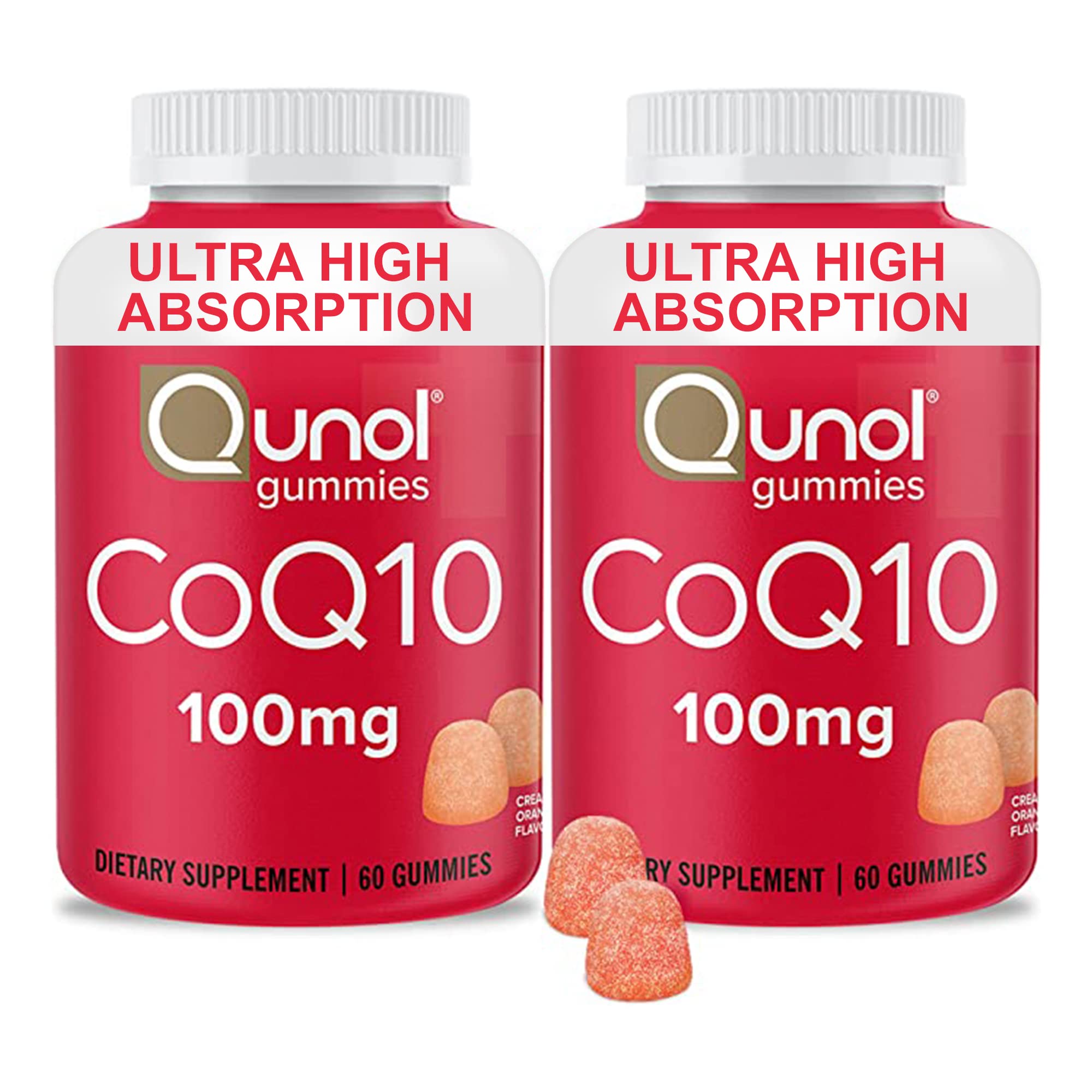 Qunol CoQ10 Gummies 100mg Ultra High Absorption

