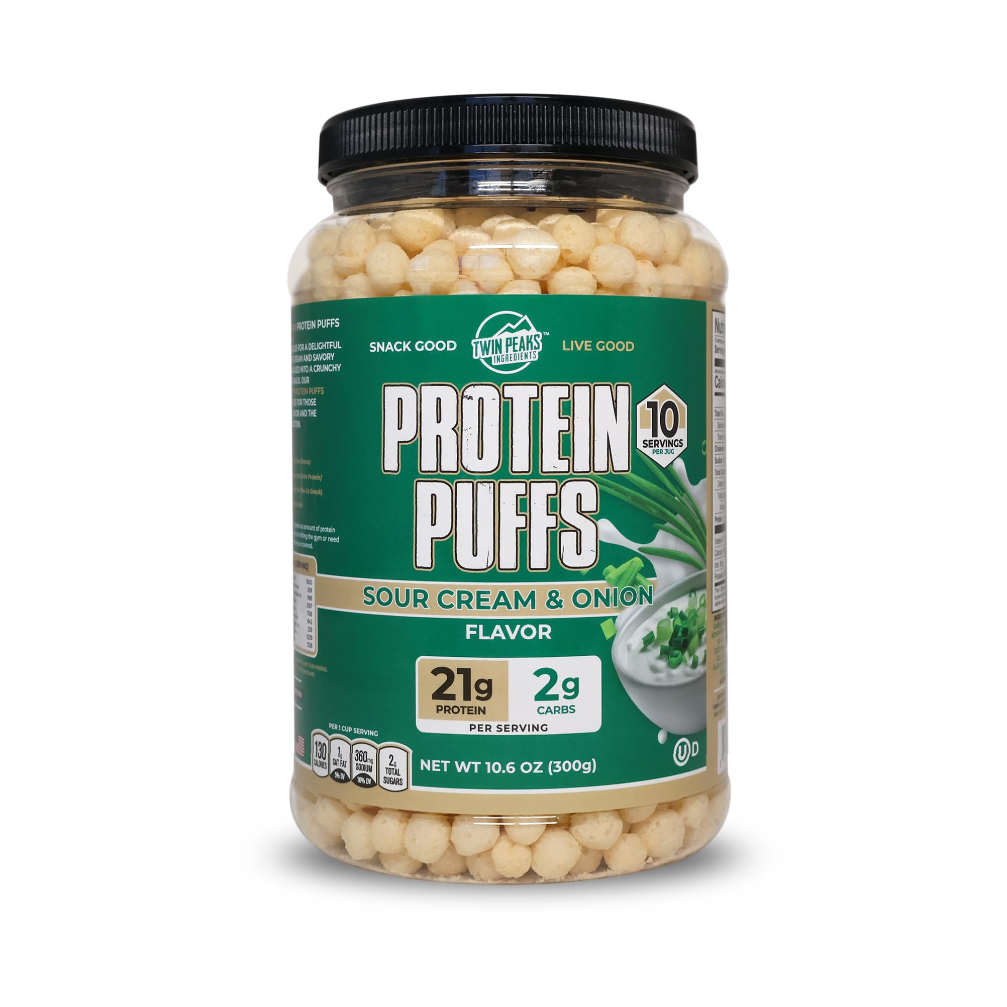 Twin Peaks Protein Puffs – High-Protein Keto Snack