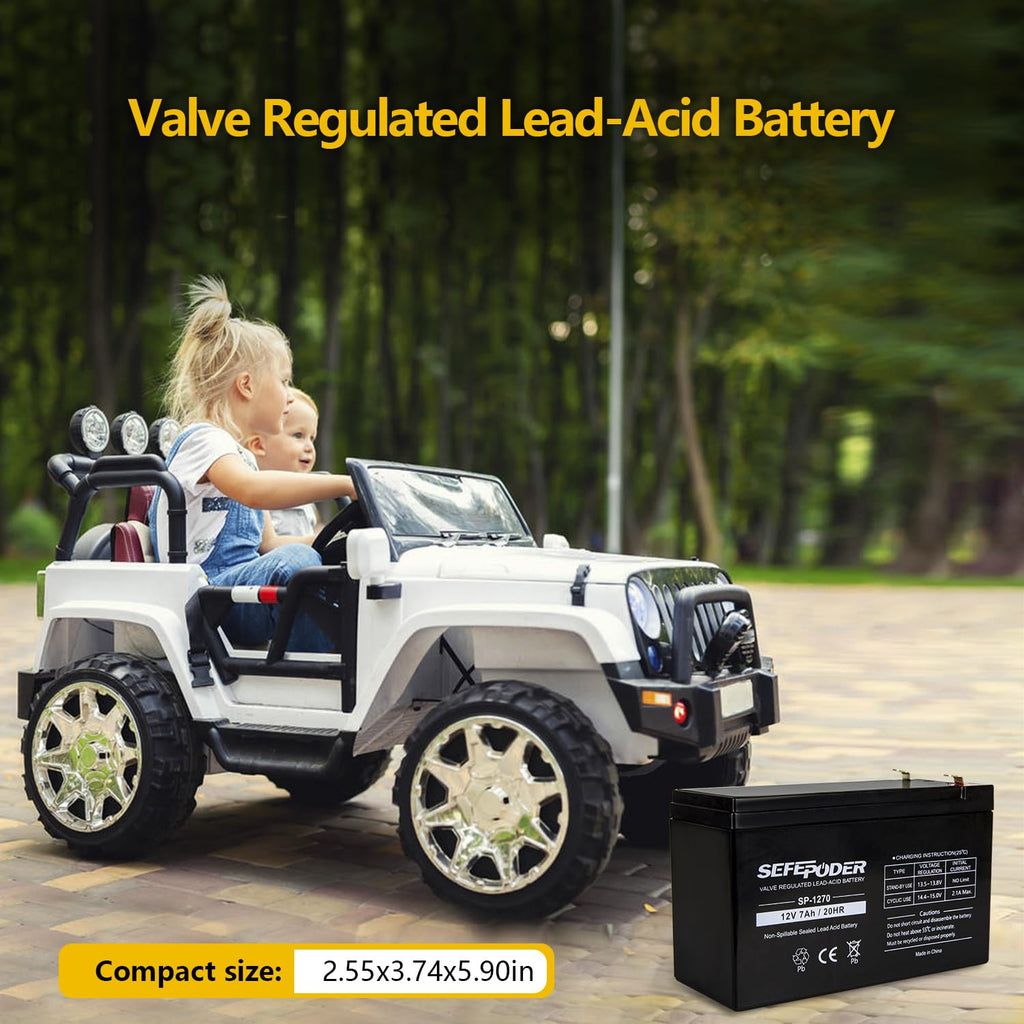 SEFEPODER Sealed Lead-Acid Battery SLA Rechargeable

