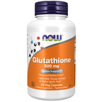 NOW Foods Glutathione 500 mg with Milk Thistle & ALA | Vegan

