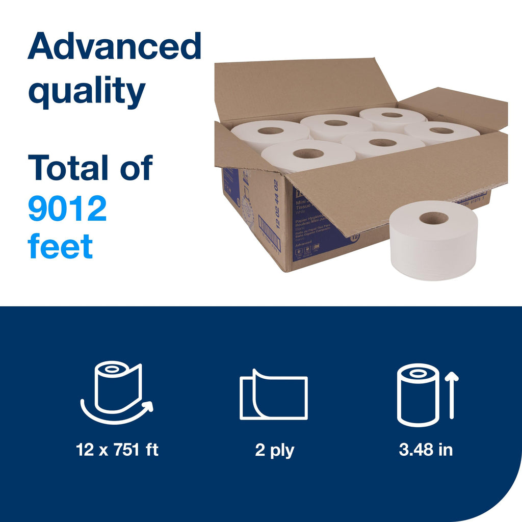 Tork Mini Jumbo Toilet Paper Roll for Commercial Restrooms

