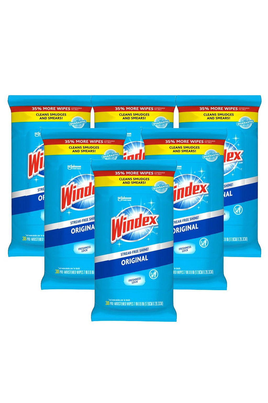 Windex Glass Cleaning Wipes Original Scent

