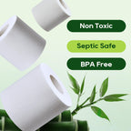 ECOLipak Bamboo Toilet Paper Gentle Plant-Based Color-Free

