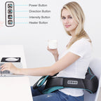Mo Cuishle Shiatsu Massager with Heat | Deep Tissue Kneading

