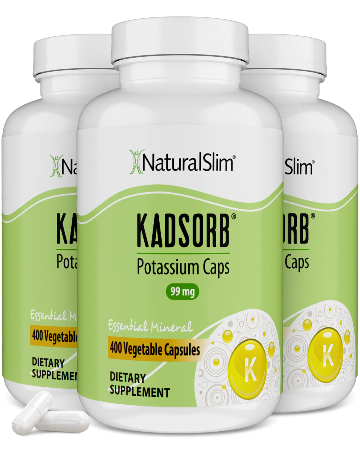 NaturalSlim Potassium Citrate Gluconate Supplement for Electrolyte Balance
