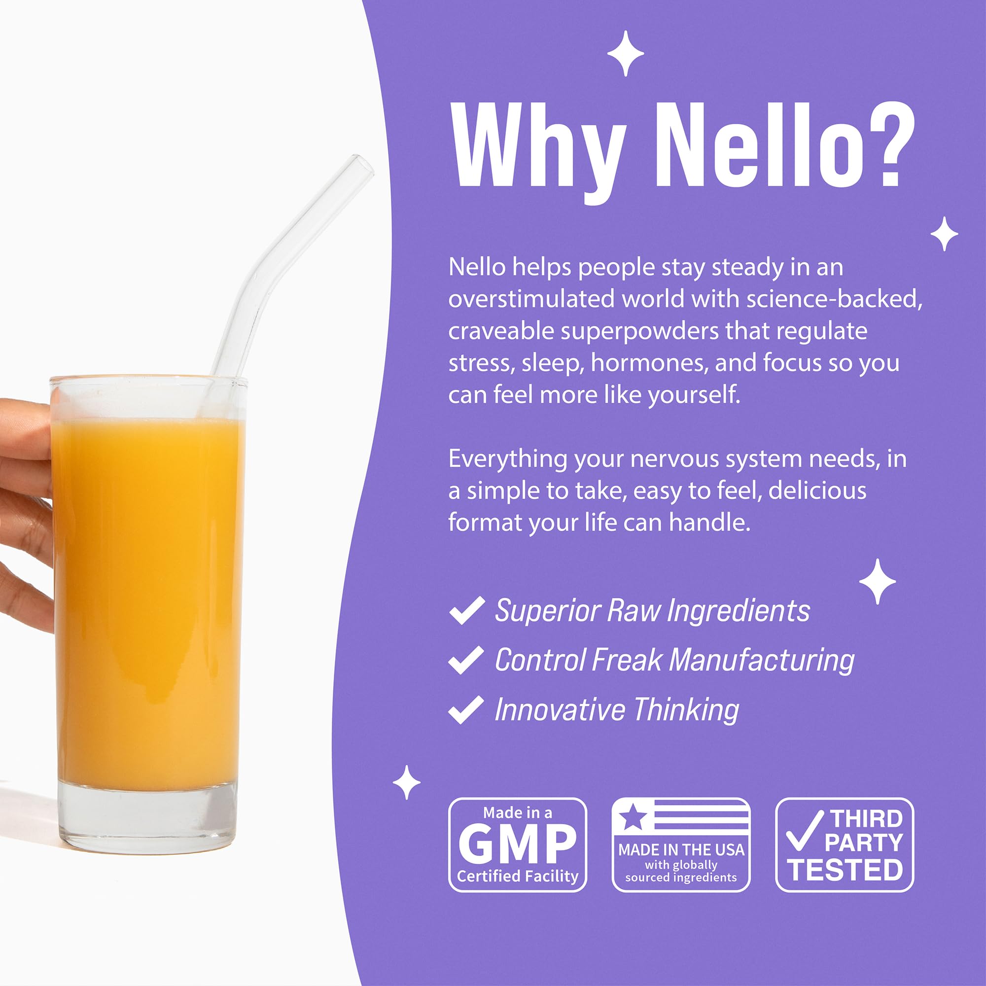 Nello Supersleep Sleep Support Drink Mix | Peach Dream

