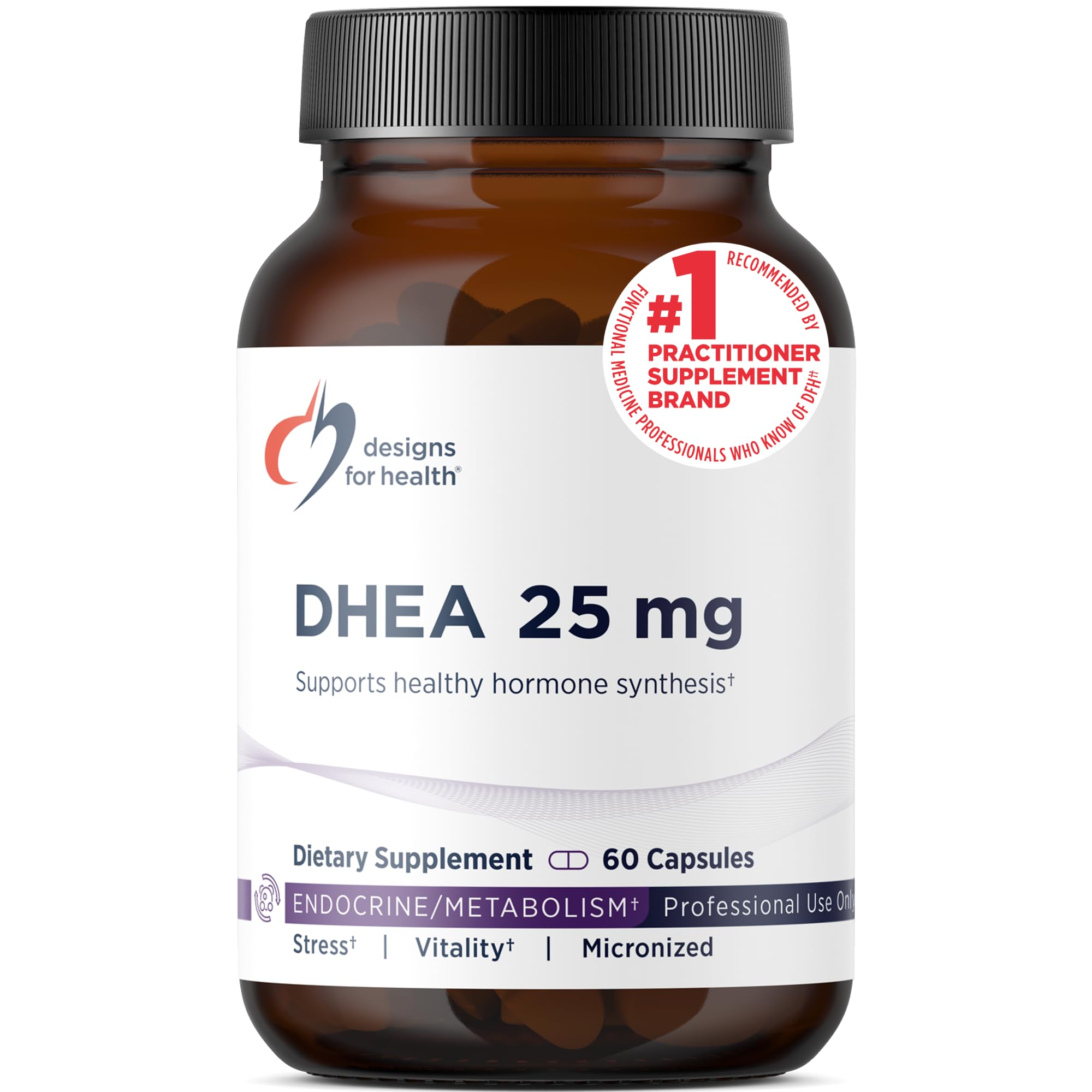 Designs for Health DHEA Supplement for Men & Women - Non-GMO


