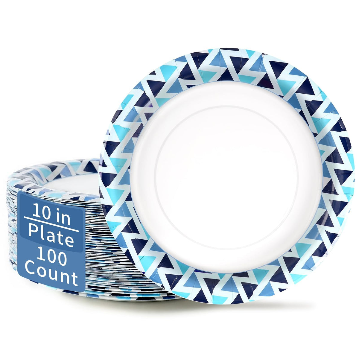 OuMuaMua Paper Plates Disposable, Soak Proof & Cut Resistant, Microwave Safe, Oval Bulk