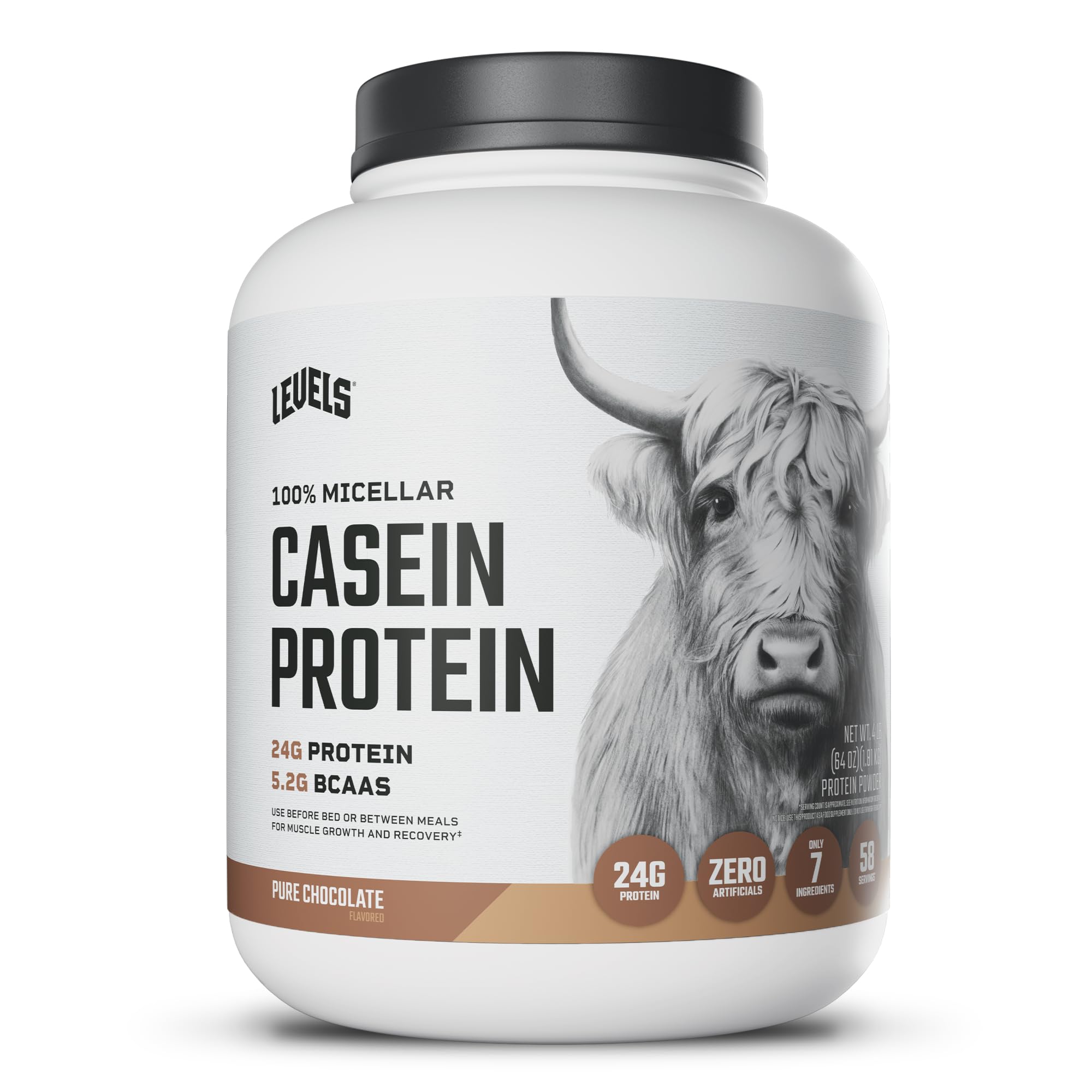Levels 100% Micellar Casein Protein - Hormone-Free