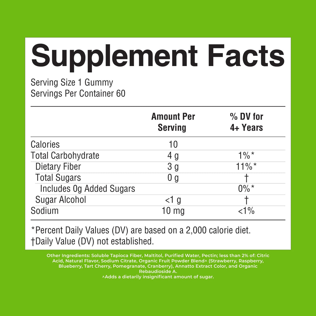 MaryRuth's Fiber Gummies – Digestive Support


