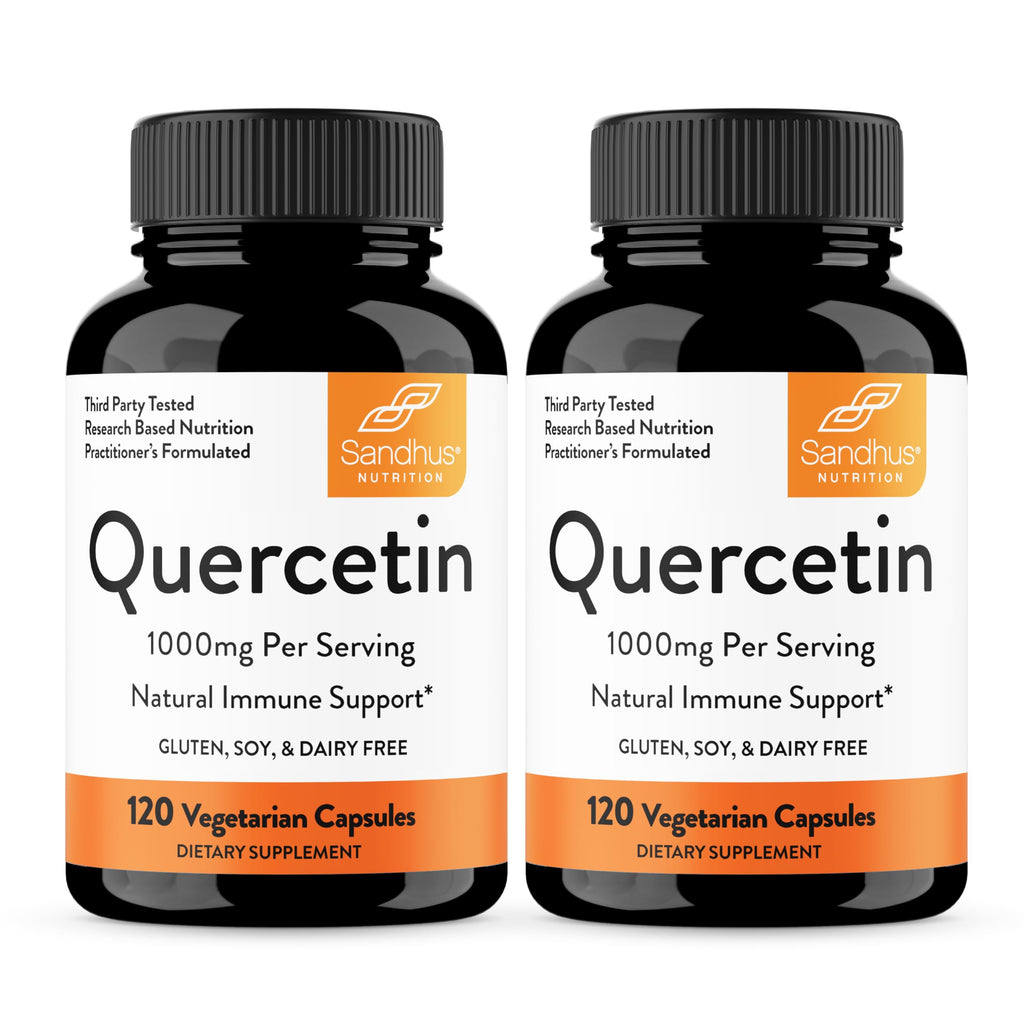 Quercetin 500mg Vegetarian Capsules for Immune & Respiratory Support