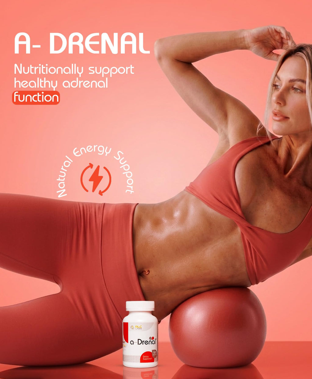 RLC Labs a-Drenal Adrenal Support Herbal Supplement

