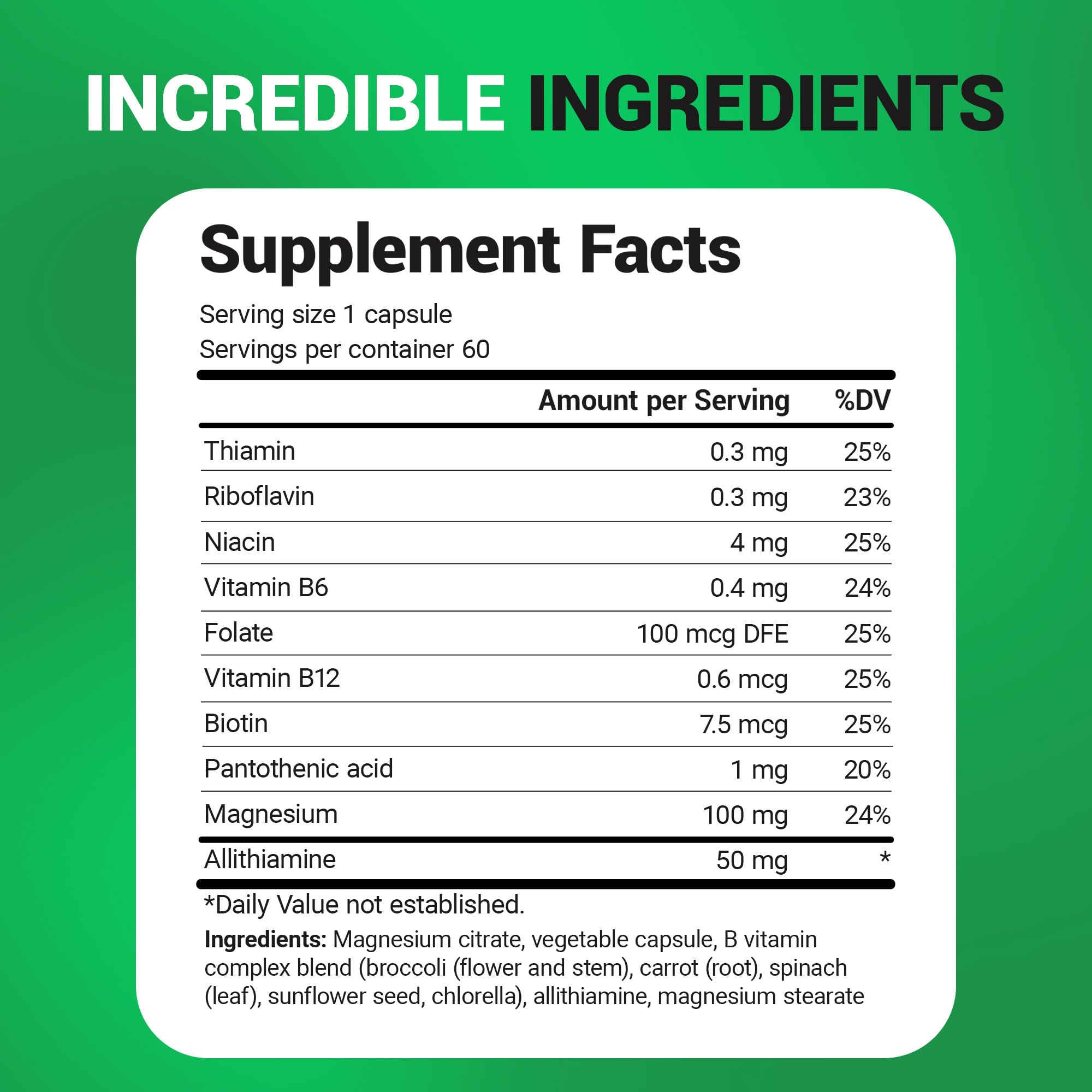 Dr. Berg Vitamin B Complex Supplement for Energy

