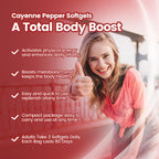 VivoNu Cayenne Pepper Gel Capsules for Daily Wellness


