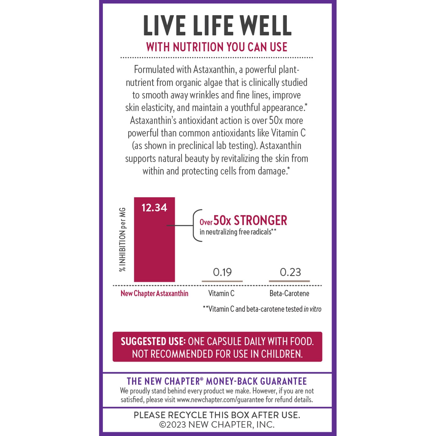 New Chapter Biotin Supplement for Hair Skin Nails


