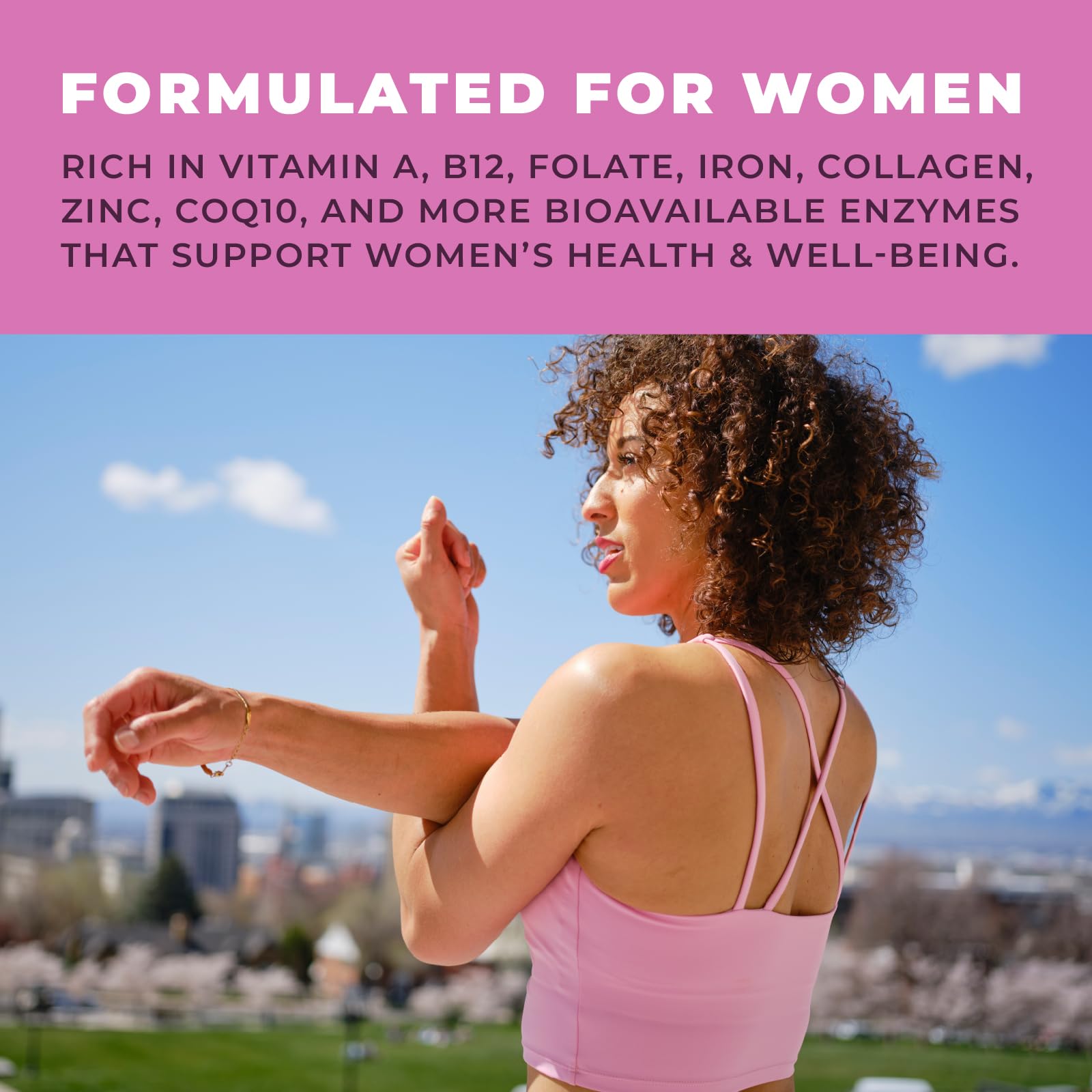 Beef-Derived Women's Wellness Supplement

