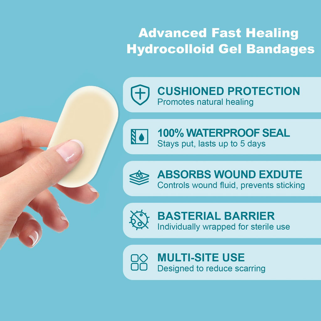 Dodanros Hydrocolloid Gel Bandages for Minor Wounds

