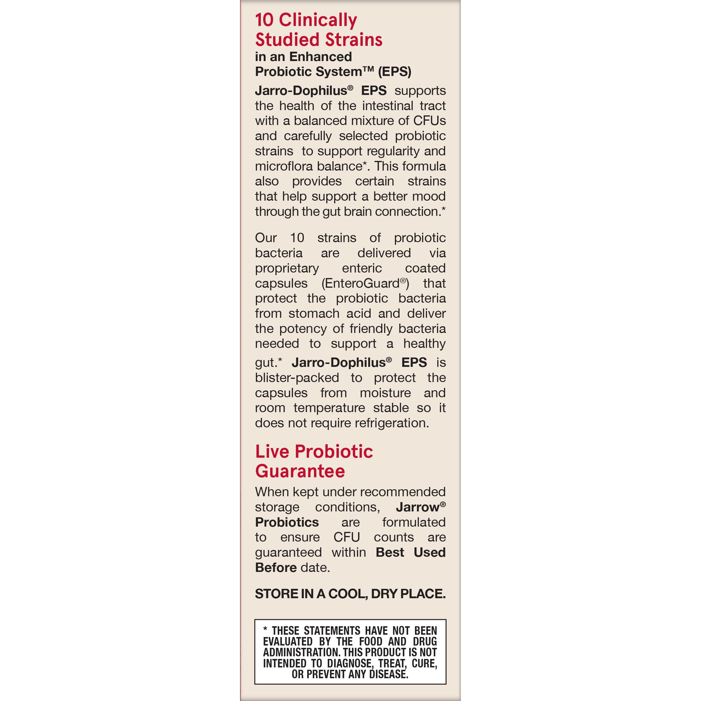 Jarrow Probiotic Jarro-Dophilus EPS Advanced for Adults

