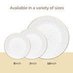R-kay Disposable Plastic Dessert Plates | Heavy Duty

