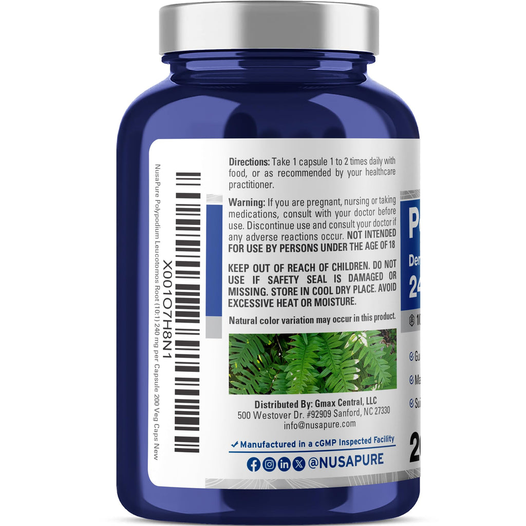 NusaPure Polypodium Leucotomos Supplement


