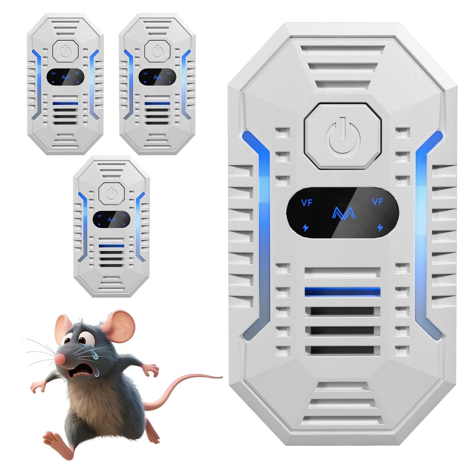 2026 Upgrade Ultrasonic Pest Repeller – Plug-in Indoor Deterrent