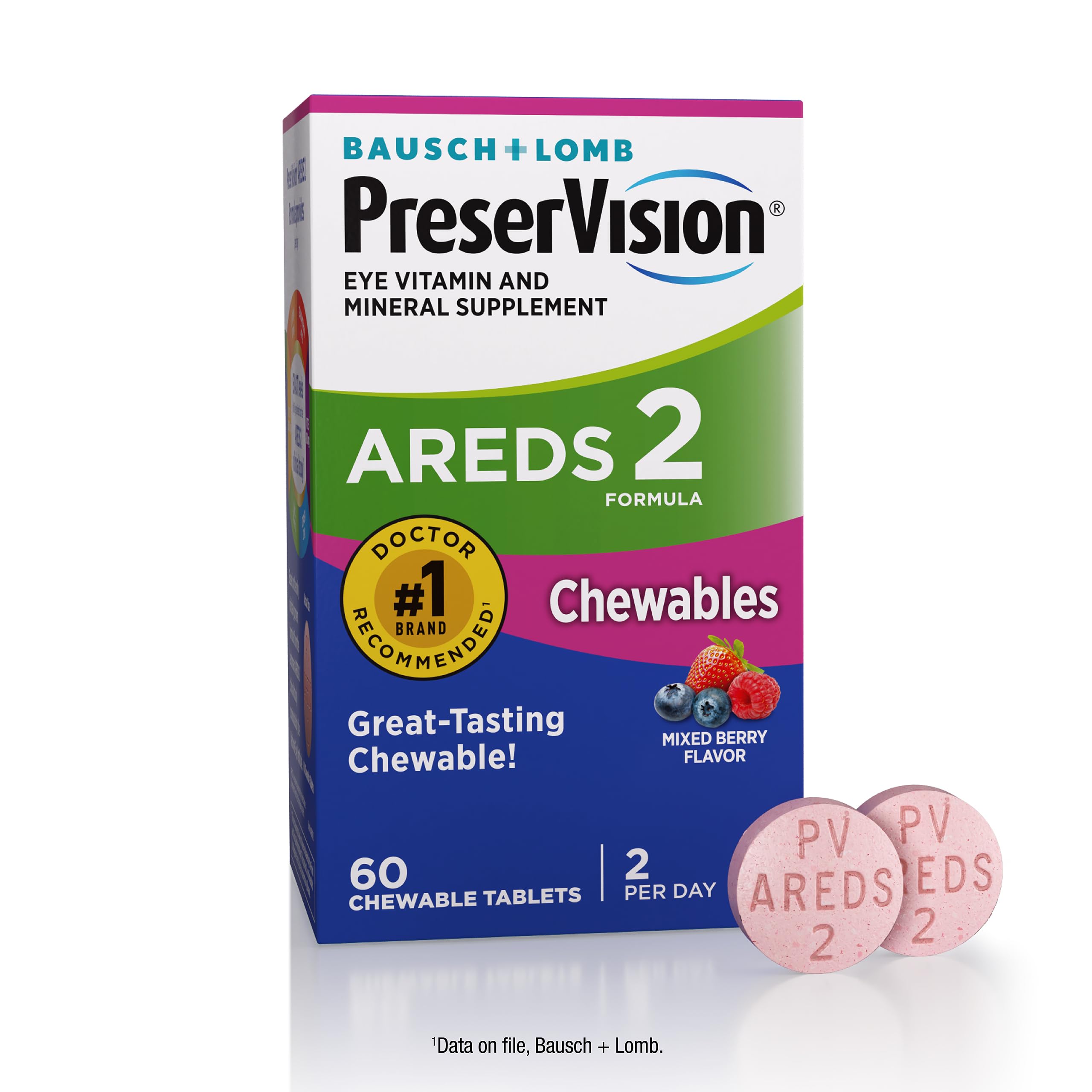 PreserVision AREDS 2 Chewable Eye Vitamins by Bausch + Lomb

