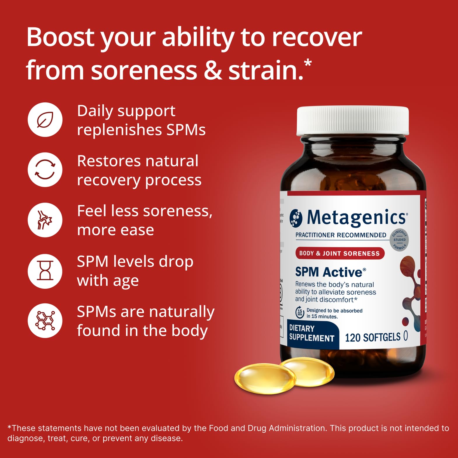 Metagenics SPM Active | Inflammation & Joint Support


