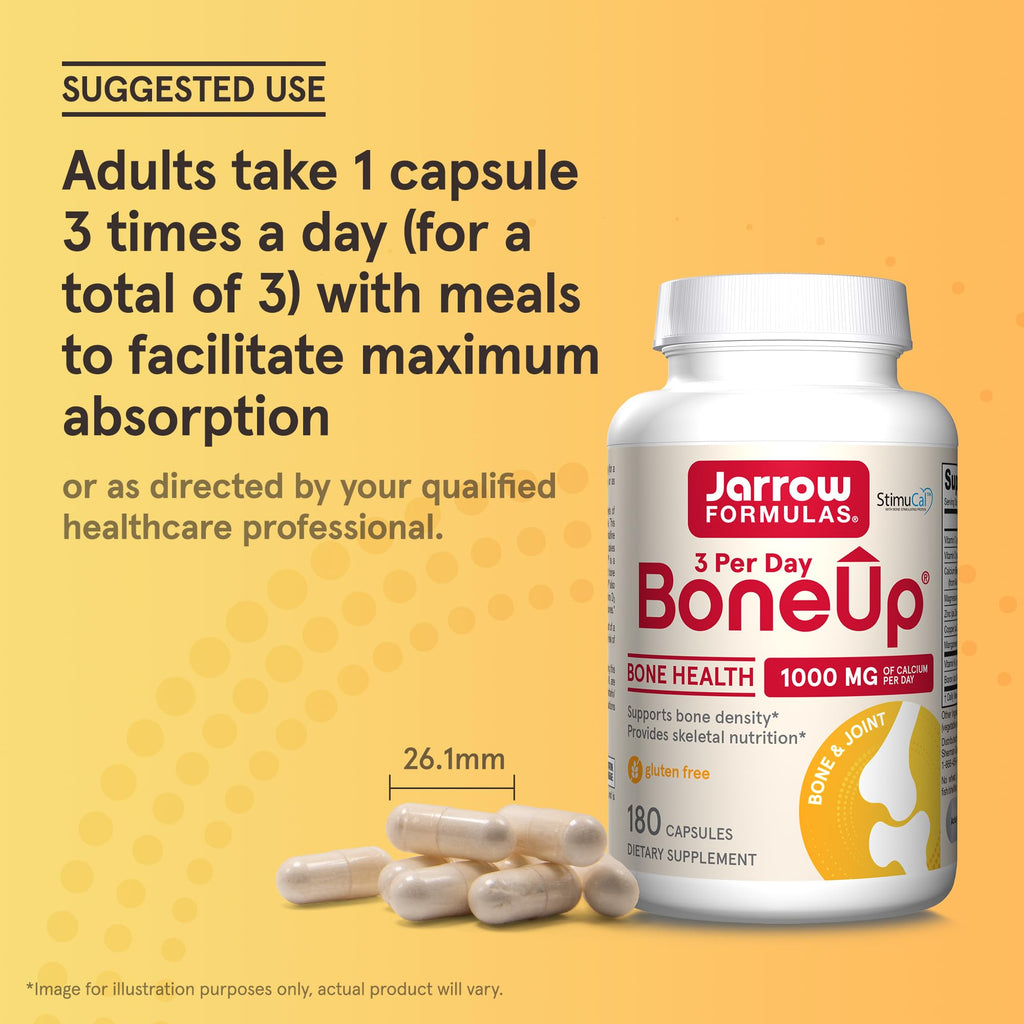 Jarrow Formulas BoneUp Calcium D3 K2 for Bone Health

