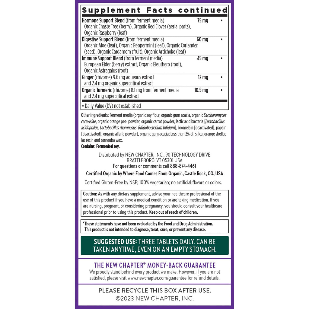 New Chapter Women’s Multivitamin 40+ Advanced Formula

